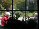 large baie donnant sur le jardin