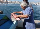 poissonnire sur le quai de la Fraternit