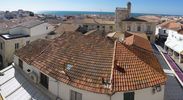 vue de la cit depuis le toit de l'glise