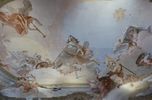 salle de l'Allgorie nuptiale : dtail de la fresque signe Tiepolo