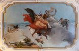 le corridor : la noblesse et la vertu renversent l'ignorance, par Tiepolo