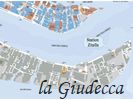 l'le de la Giudecca pouse la forme du Dorsoduro, elle sert de cit-dortoir pour les vnitiens.