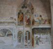 Fresques de la chapelle particulire du pape Innocent VI peintes par Matteo Giovannetti, l'un des dcorateurs du Palais des Papes. Sont reprsentes ici des scnes de la vie de Jean-Baptiste.