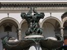 la fontaine, oeuvre de Pietro Tacca, face  l'Accademia