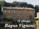 Bagno Vignono tait une station thermale trusque rpute - dans le bassin, l'eau jaillit  plus de 50 (fin)