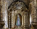 Igreja Sao Francisco. L'or (500kg) ruisselle sur les boiseries, murs et vote.