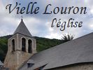 Vielle-Louron sur la rive gauche de la rivire ponyme