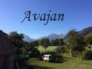 paysage vu de la chambre d'hte du moulin d'Avajan