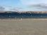La plage du Corrjou et ses rides de vague face  l'entre du Goulet de Brest