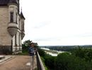 L’arrière du château est un belvédère sur la Loire.