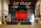 1er étage. Le théâtre de Molière. Ce dernier, accompagné de Lulli, présentèrent Monsieur de Pourceaugnac et le Bourgeois gentilhomme au roi Soleil.