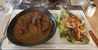 Crpe maroilles et Carbonade.