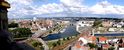 Le bassin Carnot dans lequel est en train de voguer le trois-mts Belem.