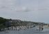Le port de plaisance de St Valery vu du train.