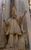 statue de st Jean en bois recouvert de craie